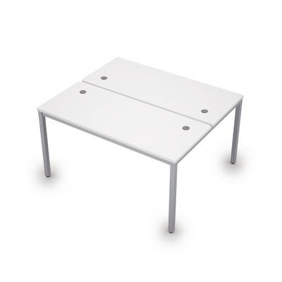 Avance 6МБ.278 (Белый/алюминий матовый) Бенч-система на два рабочих места