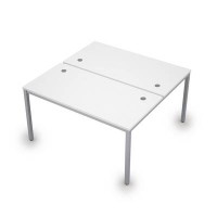 Avance 6МБ.279 (Белый/алюминий матовый) Бенч-система на два рабочих места