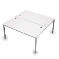Avance 6МБ.284 (Белый/алюминий матовый) Бенч-система на два рабочих места
