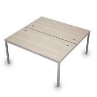 Avance 6МБ.284 (Шамони светлый/алюминий матовый) Бенч-система на два рабочих места