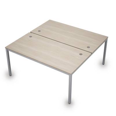 Avance 6МБ.284 (Шамони светлый/алюминий матовый) Бенч-система на два рабочих места