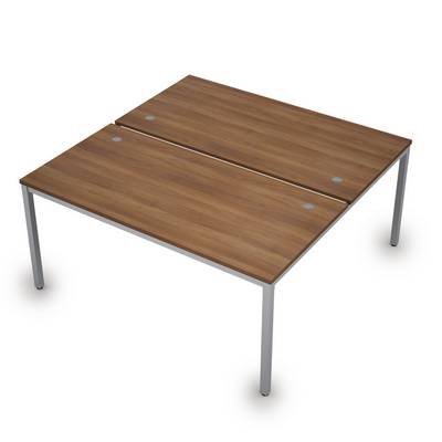 Avance 6МБ.284 (Шамони темный/алюминий матовый) Бенч-система на два рабочих места