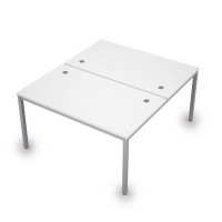 Avance 6МБ.289 (Белый/алюминий матовый) Бенч-система на два рабочих места