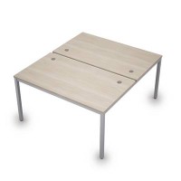 Avance 6МБ.289 (Шамони светлый/алюминий матовый) Бенч-система на два рабочих места