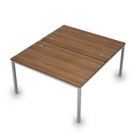 Avance 6МБ.289 (Шамони темный/алюминий матовый) Бенч-система на два рабочих места