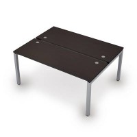 Avance 6МБ.5264 (Венге/алюминий матовый) Бенч-система на 2 рабочих места