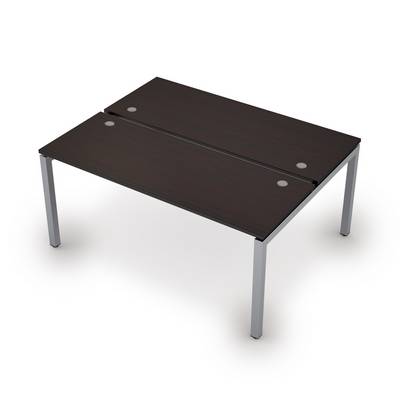 Avance 6МБ.5264 (Венге/алюминий матовый) Бенч-система на 2 рабочих места