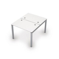 Avance 6МБ.5267 (Белый/алюминий матовый) Бенч-система на 2 рабочих места