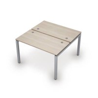 Avance 6МБ.5268 (Шамони светлый/алюминий матовый) Бенч-система на 2 рабочих места