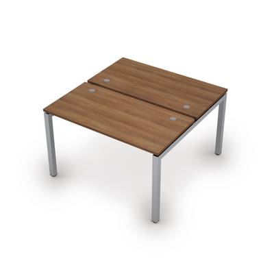 Avance 6МБ.5268 (Шамони темный/алюминий матовый) Бенч-система на 2 рабочих места