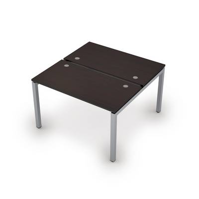 Avance 6МБ.5268 (Венге/алюминий матовый) Бенч-система на 2 рабочих места