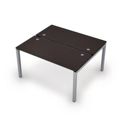 Avance 6МБ.5269 (Венге/алюминий матовый) Бенч-система на 2 рабочих места