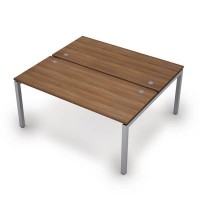 Avance 6МБ.5274 (Шамони темный/алюминий матовый) Бенч-система на 2 рабочих места