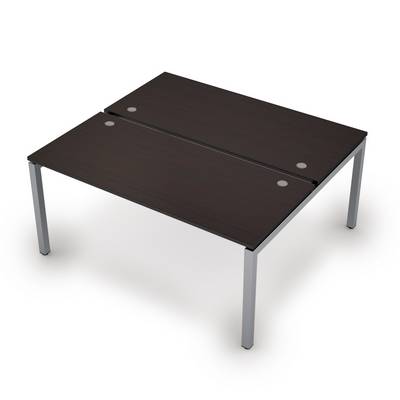 Avance 6МБ.5274 (Венге/алюминий матовый) Бенч-система на 2 рабочих места