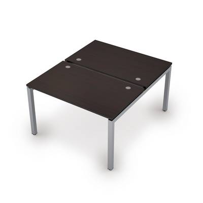 Avance 6МБ.5278 (Венге/алюминий матовый) Бенч-система на 2 рабочих места