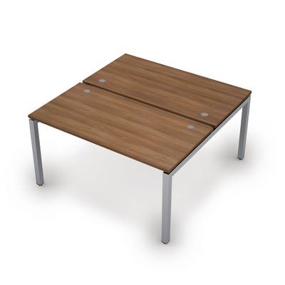 Avance 6МБ.5279 (Шамони темный/алюминий матовый) Бенч-система на 2 рабочих места