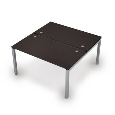 Avance 6МБ.5279 (Венге/алюминий матовый) Бенч-система на 2 рабочих места