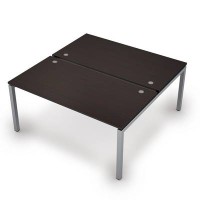 Avance 6МБ.5284 (Венге/алюминий матовый) Бенч-система на 2 рабочих места