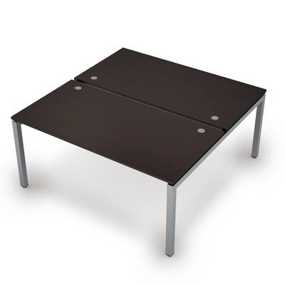 Avance 6МБ.5284 (Венге/алюминий матовый) Бенч-система на 2 рабочих места