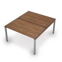 Avance 6МБ.5289 (Шамони темный/алюминий матовый) Бенч-система на 2 рабочих места