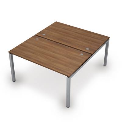 Avance 6МБ.5289 (Шамони темный/алюминий матовый) Бенч-система на 2 рабочих места