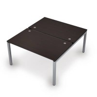 Avance 6МБ.5289 (Венге/алюминий матовый) Бенч-система на 2 рабочих места