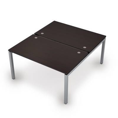 Avance 6МБ.5289 (Венге/алюминий матовый) Бенч-система на 2 рабочих места