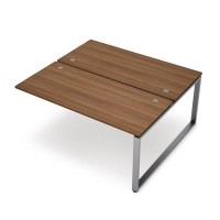 Avance 6МБК-О.6264 (Шамони темный/алюминий матовый) Бенч-система на 2 рабочих места, конечный модуль