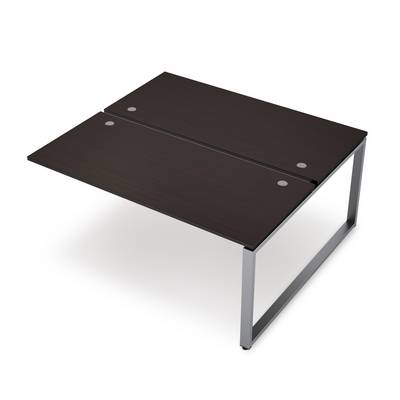 Avance 6МБК-О.6267 (Венге/алюминий матовый) Бенч-система на 2 рабочих места, конечный модуль