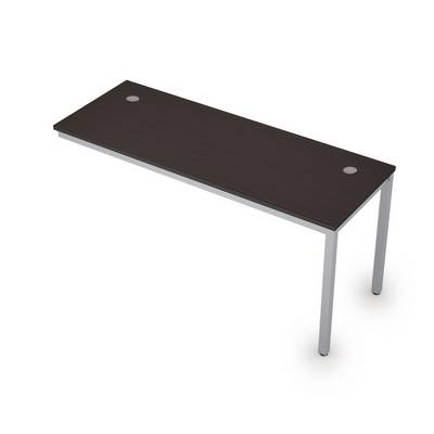 Avance 6МБК.164 (Венге/алюминий матовый) Линейная бенч-система, конечный модуль