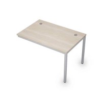 Avance 6МБК.188 (Шамони светлый/алюминий матовый) Линейная бенч-система, конечный модуль