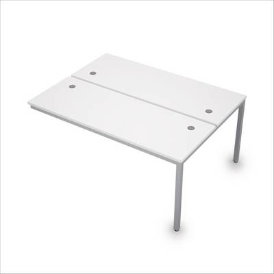 Avance 6МБК.264 (Белый/алюминий матовый) Сдвоенная бенч-система, конечный модуль