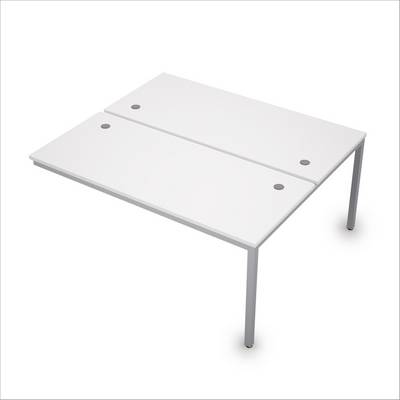 Avance 6МБК.274 (Белый/алюминий матовый) Сдвоенная бенч-система, конечный модуль