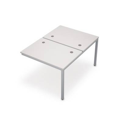 Avance 6МБК.277 (Белый/алюминий матовый) Сдвоенная бенч-система, конечный модуль