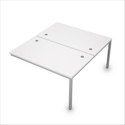 Avance 6МБК.289 (Белый/алюминий матовый) Сдвоенная бенч-система, конечный модуль