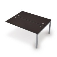 Avance 6МБК.5264 (Венге/алюминий матовый) Бенч-система на 2 рабочих места, конечный модуль