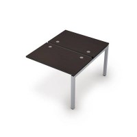 Avance 6МБК.5267 (Венге/алюминий матовый) Бенч-система на 2 рабочих места, конечный модуль