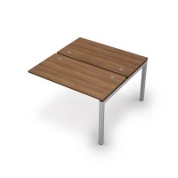 Avance 6МБК.5268 (Шамони темный/алюминий матовый) Бенч-система на 2 рабочих места, конечный модуль