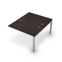 Avance 6МБК.5278 (Венге/алюминий матовый) Бенч-система на 2 рабочих места, конечный модуль