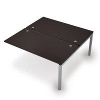 Avance 6МБК.5284 (Венге/алюминий матовый) Бенч-система на 2 рабочих места, конечный модуль