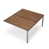 Avance 6МБК.5289 (Шамони темный/алюминий матовый) Бенч-система на 2 рабочих места, конечный модуль