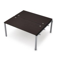 Avance 6МБН.6274 (Венге/алюминий матовый) Бенч-система на 2 рабочих места, начальный модуль