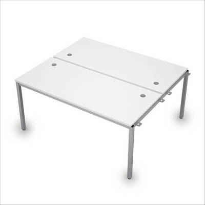 Avance 6МБН.274 (Белый/алюминий матовый) Сдвоенная бенч-система, начальный модуль