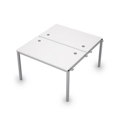 Avance 6МБН.278 (Белый/алюминий матовый) Сдвоенная бенч-система, начальный модуль