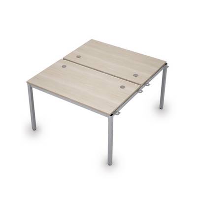 Avance 6МБН.278 (Шамони светлый/алюминий матовый) Сдвоенная бенч-система, начальный модуль