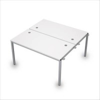 Avance 6МБН.279 (Белый/алюминий матовый) Сдвоенная бенч-система, начальный модуль