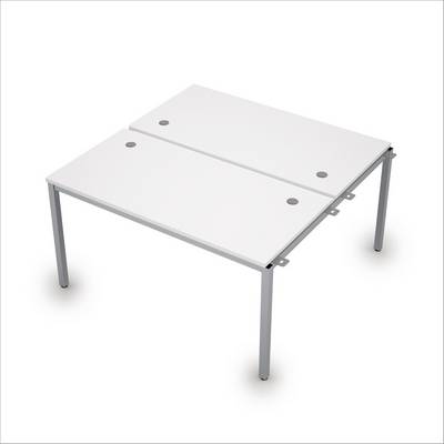 Avance 6МБН.279 (Белый/алюминий матовый) Сдвоенная бенч-система, начальный модуль