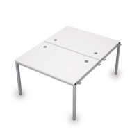 Avance 6МБН.288 (Белый/алюминий матовый) Сдвоенная бенч-система, начальный модуль