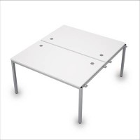 Avance 6МБН.289 (Белый/алюминий матовый) Сдвоенная бенч-система, начальный модуль