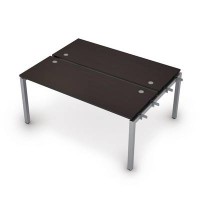 Avance 6МБН.5264 (Венге/алюминий матовый) Бенч-система на 2 рабочих места, начальный модуль